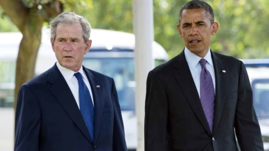 Bush and Obama Resized