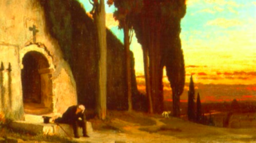 "End of a Misspent Life" Elihu Vedder. Oil on Canvas. Birmingham Museum of Art.